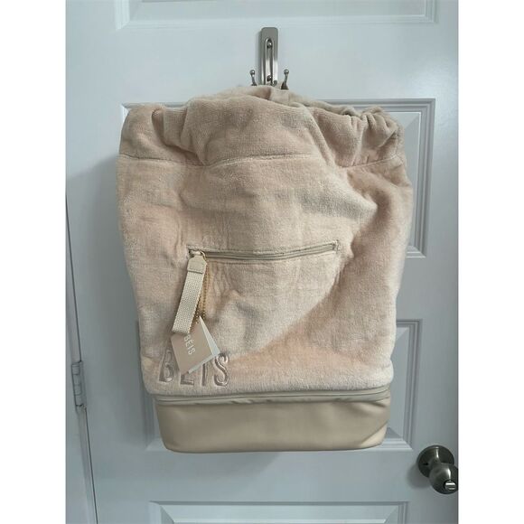 BEIS The Terry Backpack Cooler in Beige - Picture 2 of 7